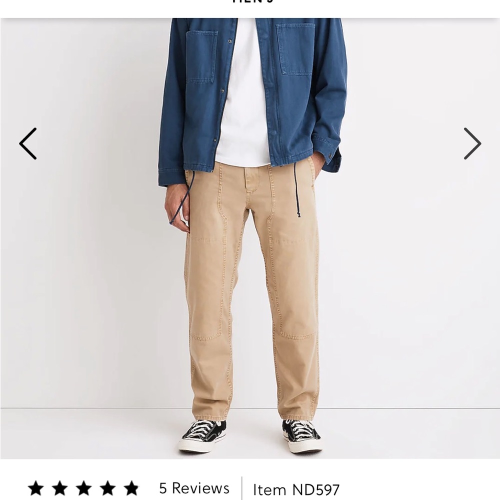 Madewell workwear carpenter pant